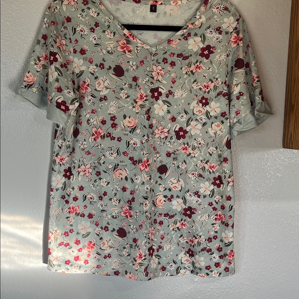 Floral Print Women's Top